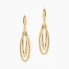 Boucles D'Oreilles Pendantes Francisek Or Jaune-Histoire d'Or New