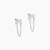Histoire d'Or Boucles D'Oreilles Pendantes Manuelita Argent Blanc Oxyde De Zirconium