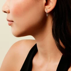 Histoire d'Or Boucles D'Oreilles Pendantes Manuelita Argent Blanc Oxyde De Zirconium