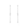 Histoire d'Or Boucles D'oreilles Pendantes Kelan Argent Blanc Oxyde De Zirconium