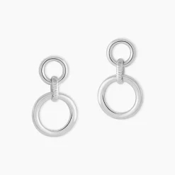 Histoire d'Or Boucles D'oreilles Pendantes Argent Gasparin