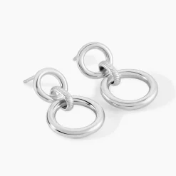 Histoire d'Or Boucles D'oreilles Pendantes Argent Gasparin