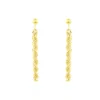 Histoire d'Or Boucles D'oreilles Pendantes Jerry Corde Or Jaune