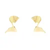 Histoire d'Or Boucles D'oreilles Pendantes Scarlett Acier Jaune