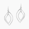 Histoire d'Or Boucles D'oreilles Pendantes Charlyn Argent Blanc