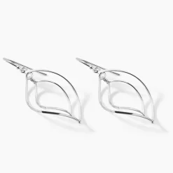 Histoire d'Or Boucles D'oreilles Pendantes Charlyn Argent Blanc