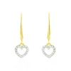 Histoire d'Or Boucles D'oreilles Pendantes Ursa Or Jaune Diamant