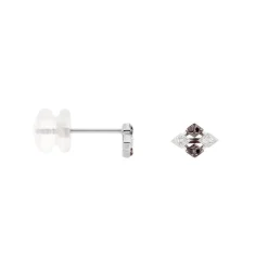 Boucles D'oreilles Pendantes Enid Or Blanc Diamant-Histoire d'Or New