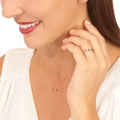 Boucles D'oreilles Pendantes Enid Or Blanc Diamant-Histoire d'Or New