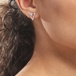 Histoire d'Or Boucles D'oreilles Pendantes Domnika Argent Blanc Oxyde De Zirconium