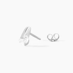 Boucles D'oreilles Pendantes Vera Argent Blanc Oxyde De Zirconium-Histoire d'Or Hot