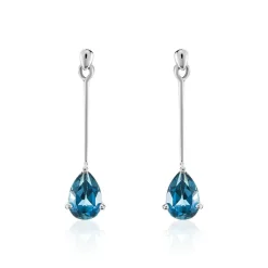 Boucles D'oreilles Pendantes Goutte-Histoire d'Or