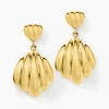 Boucles D'oreilles Pendantes Dila Acier Jaune-Histoire d'Or New