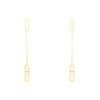 Histoire d'Or Boucles D'oreilles Pendantes Minimalist Chic Or Jaune Oxyde