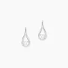 Histoire d'Or Boucles D'oreilles Pendantes Paloma Argent Blanc Oxyde De Zirconium