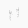 Boucles D'Oreilles Pendantes Glow Up Argent Blanc Oxyde De Zirconium-Histoire d'Or