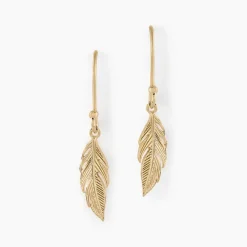 Histoire d'Or Boucles D'oreilles Pendantes Hanae Plaqué Or Jaune