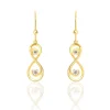 Histoire d'Or Boucles D'oreilles Pendantes Ademar Or Jaune Oxyde De Zirconium