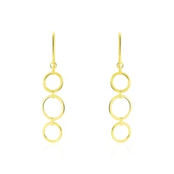Histoire d'Or Boucles D'oreilles Pendantes Or Jaune Isabela