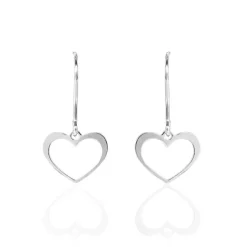 Boucles D'oreilles Pendantes Cosima Argent Blanc-Histoire d'Or Sale