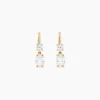 Boucles D'oreilles Pendantes Gulbeyaz Or Jaune Oxyde De Zirconium-Histoire d'Or Online
