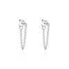 Histoire d'Or Boucles D'oreilles Pendantes Argent Leent