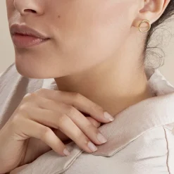 Boucles D'oreilles Pendantes Gracieuse Or Jaune-Histoire d'Or Sale