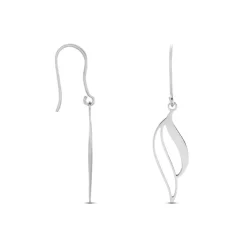 Boucles D'oreilles Pendantes Argent Blanc Prudent-Histoire d'Or Online