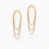 Histoire d'Or Boucles D'oreilles Pendantes Brin D'or Or Jaune