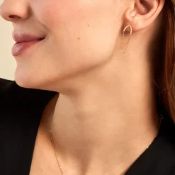 Histoire d'Or Boucles D'oreilles Pendantes Brin D'or Or Jaune