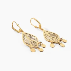 Boucles D'oreilles Pendantes Makari Or Jaune-Histoire d'Or Best