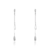 Histoire d'Or Boucles D'oreilles Pendantes Anila Gouttes Or Blanc