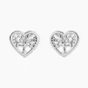 Histoire d'Or Boucles D'oreilles Pendantes Elwenn Argent Blanc