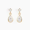 Histoire d'Or Boucles D'oreilles Pendantes Lika Or Jaune Oxyde De Zirconium