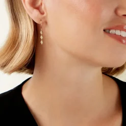 Boucles D'Oreilles Pendantes Epaphras Or Jaune-Histoire d'Or Outlet