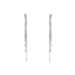 Boucles D'oreilles Pendantes Giorgia Argent Blanc-Histoire d'Or Sale