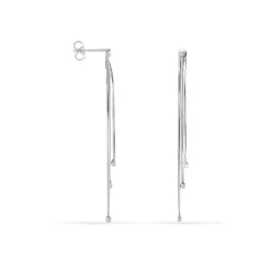 Boucles D'oreilles Pendantes Giorgia Argent Blanc-Histoire d'Or Sale