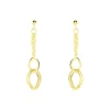 Histoire d'Or Boucles D'oreilles Pendantes Blinda Or Jaune