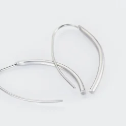 Histoire d'Or Boucles D'oreilles Pendantes Bira Argent Blanc