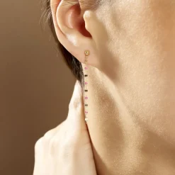 Boucles D'oreilles Pendantes Or Jaune Asteria-Histoire d'Or New