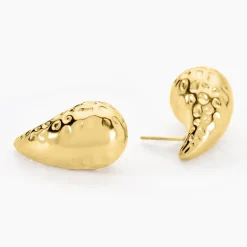 Boucles D'oreilles Pendantes Iliane Acier Doré-Histoire d'Or Clearance