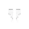Histoire d'Or Boucles D'oreilles Pendantes Argent Blanc Edvard Oxydes De Zirconium