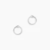 Boucles D'oreilles Pendantes Tatyanna Argent Blanc-Histoire d'Or Discount