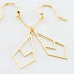 Boucles D'oreilles Pendantes Swanny Or Jaune-Histoire d'Or Online