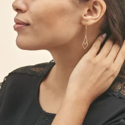 Boucles D'oreilles Pendantes Swanny Or Jaune-Histoire d'Or Online