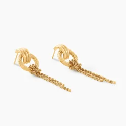 Boucles D'Oreilles Pendantes Cordelia Or Jaune-Histoire d'Or Online