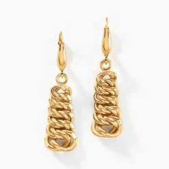 Boucles D'oreilles Pendantes Jimmy Or Jaune-Histoire d'Or New