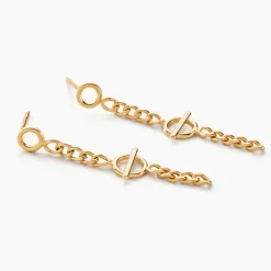 Histoire d'Or Boucles D'oreilles Pendantes Chain Or Jaune