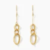 Histoire d'Or Boucles D'oreilles Pendantes Oralee Or Jaune