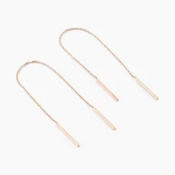 Histoire d'Or Boucles D'oreilles Pendantes Pink Or Rose